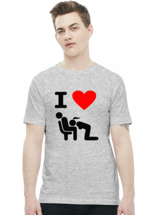 I Love Blowjob (t-shirt) ciemna grafika