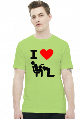 I Love Blowjob (t-shirt) ciemna grafika