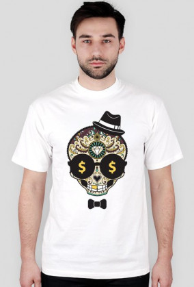 Koszulka męska czacha dolar