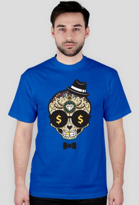 Koszulka męska czacha dolar