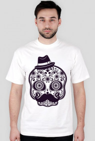 Koszulka męska czachą hipster