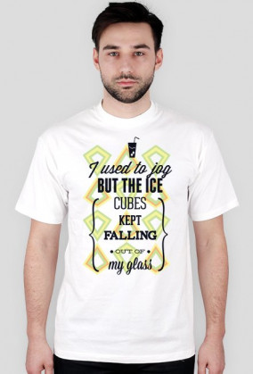 Koszulka męska I USED TO JOG