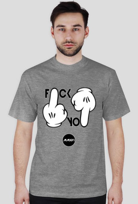 T-SHIRT middle finger F*CK YO!