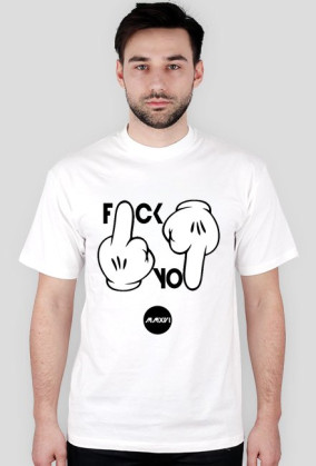 T-SHIRT middle finger F*CK YO!