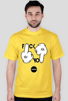 T-SHIRT middle finger F*CK YO!