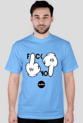 T-SHIRT middle finger F*CK YO!