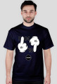 T-SHIRT middle finger F*CK YO!