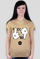 Damski T-SHIRT middle finger!