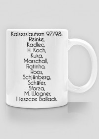 Kaiserslautern 97/98 - kubek dla praworęcznych