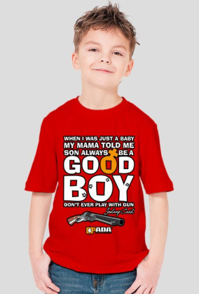 Koszulka dla chłopca - Dobry chłopak. Pada