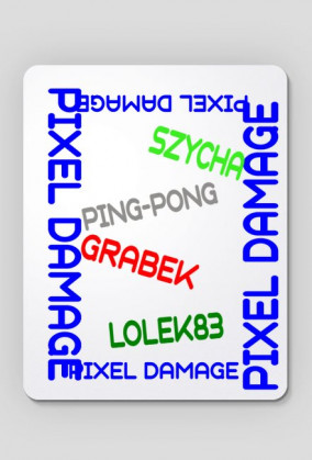 Podkładka pod mysz PIXEL DAMAGE