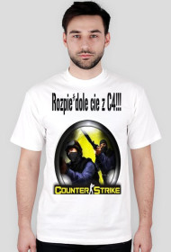 Counter-Strike - Męska, Biała