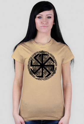 T-SHIRT KOŁOWRÓT DAMSKI RÓŻNE KOLORY