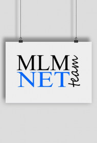 Plakat z Logiem MLM NETteam