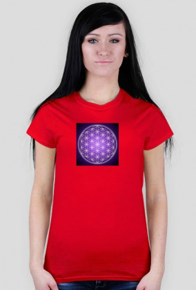 T-SHIRT KWIAT ŻYCIA DAMSKI RÓŻNE KOLORY