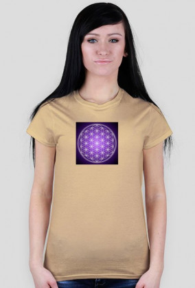 T-SHIRT KWIAT ŻYCIA DAMSKI RÓŻNE KOLORY