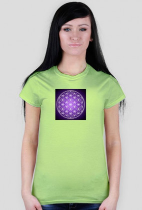 T-SHIRT KWIAT ŻYCIA DAMSKI RÓŻNE KOLORY