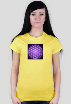 T-SHIRT KWIAT ŻYCIA DAMSKI RÓŻNE KOLORY