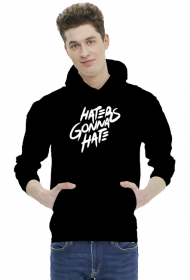 Haters gonna hate v3 (bluza z kapturem) jasna grafika