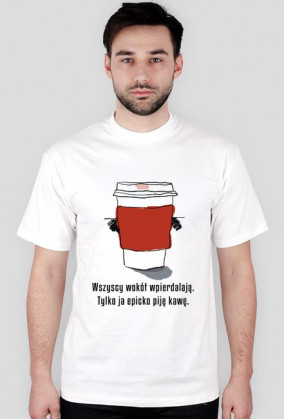 Jego kawa latte (biała)