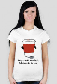 Jej kawa latte (biała)