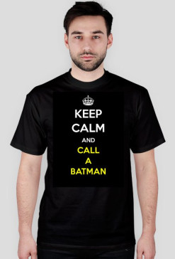 KEEP CALM BATMAN T-SHIRT MĘSKA