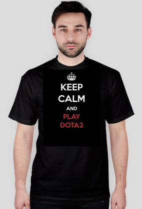 KEEP CALM DOTA2 T-SHIRT MĘSKA