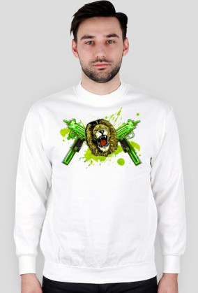 Biała Bluza Energy Lion