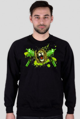 Czarna Bluza Energy Lion