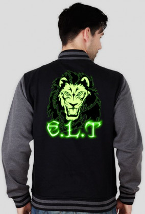 Szara Bluza Baseball'owa Energy Lion Team