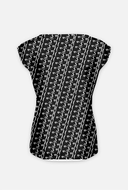LennyShirt FullPrint MiniLenny Black Edition Damska