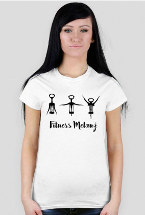 Koszulka damska "Fitness Melanż"