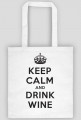 Keep Calm - eko torba, czarny napis
