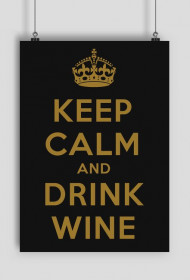 Keep Calm - Plakat A2 czarny