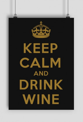 Keep Calm - Plakat A2 czarny