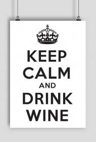 Keep Calm - Plakat A2 biały