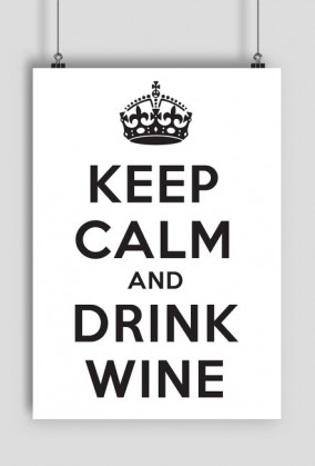 Keep Calm - Plakat A2 biały