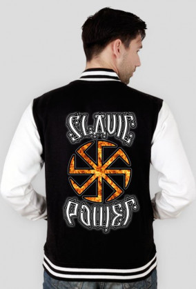 Slavic Power Słowiańska Siła Baseball Varsity Style Jacket Bluza