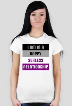 I'm in a Happy Sexless Relationship - koszulka (t-shirt)