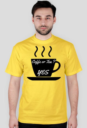 Koszulka coffe or tea? Yes