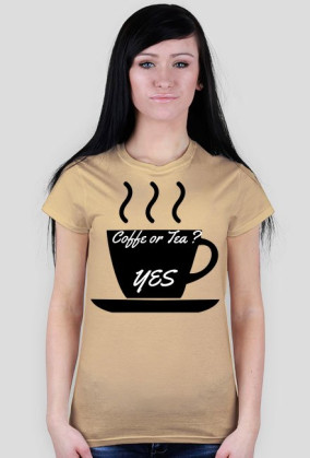 Koszulka coffe or tea? Yes