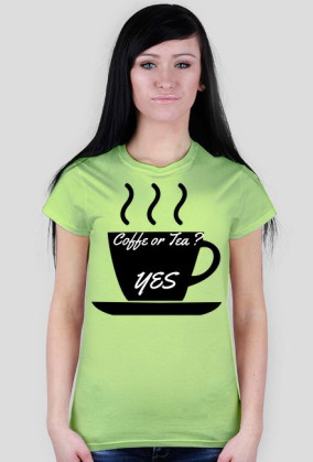 Koszulka coffe or tea? Yes