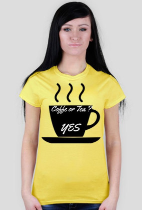 Koszulka coffe or tea? Yes