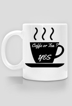Kubek coffe or tea? Yes