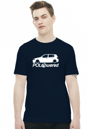 POLOwered v1 (koszulka) jasna grafika przód