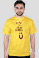 ,,Shut Up And Smile :)'' - wersja męska T-Shirt