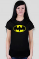 KOSZULKA t-shirt damska BATMAN wersja grunge DUŻE LOGO