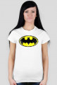 KOSZULKA t-shirt damska BATMAN wersja grunge DUŻE LOGO