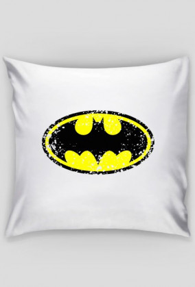 PODUSZKA BATMAN wersja grunge DUŻE LOGO
