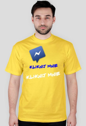 ,,Kliknij mnie, kliknij mnie'' - wersja męska T-Shirt